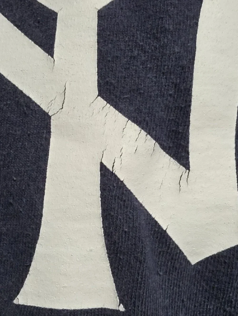 Men's Navy Short-Sleeve Tee with White NY Yankees Logo / Mickey Mantle
